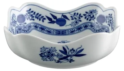 Produktbild von Zwiebelmuster Schüssel, 18 cm, eckig, 0,61 L, blau
