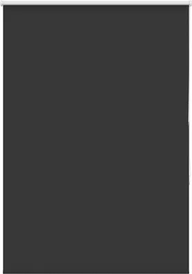 Immagine prodotto di vidaXL Tenda a rullo oscurante nera 110x130 cm larghezza del tessuto 105,7 cm
