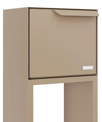 Produktbild von Standbriefkasten mit Paketfach Rotterdam in Beige