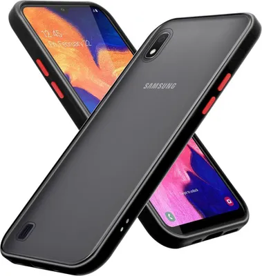 Produktbild von Cadorabo Hülle für Samsung Galaxy A10 / M10 Schutz Hülle in Transparent Handyhülle Hybrid Schutzhülle Etui TPU Silikon