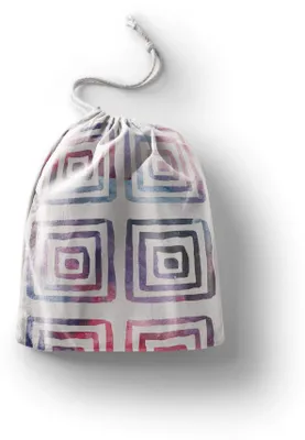 Produktbild von Bedruckter Baumwollbeutel mit Kordelzug, Einkaufstasche, Stoffbeutel, Tragetasche, Gemüsebeutel, wiederverwendbar, umweltfreundlich, multifunktional, faltbar, Maße: 20 x 30 cm