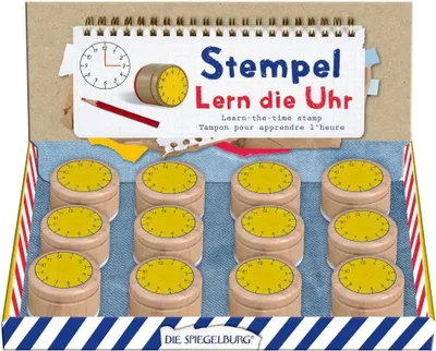 Produktbild von Bunte Geschenke|Die Spiegelburg Stempel ''Lern die Uhr'' Bunte Geschenke