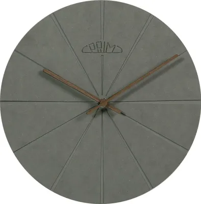 Produktbild von PRIM Design Wanduhr Holz arabische Ziffern Grau 28 cm