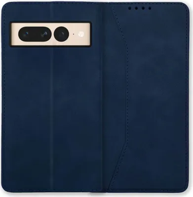 Produktbild von Bookstyle 'Premium' Schutzhülle Klapphülle Schutztasche Etui Cover für Google Pixel 7 pro - Blau
