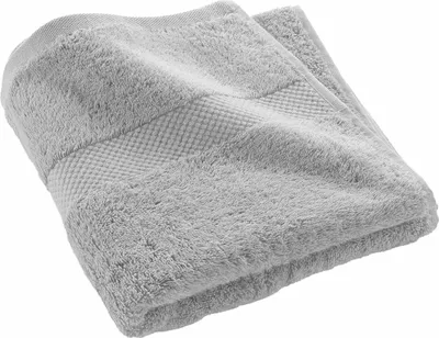 Produktbild von Baumwoll-Handtuch uni grau 50x90cm