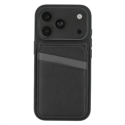 Obrázok produktu pre Zadný kryt imoshion s držiakom na karty a stojanom pre Apple iPhone 17 Pro Max - Čierna farba