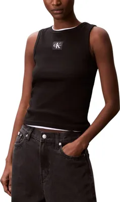 Produktbild von Calvin Klein Jeans Damen Tank-Tops Schwarz 488472 : Größe - S Größe: S
