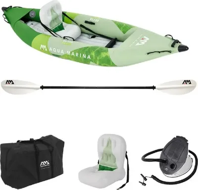 Image de Aqua Marina BETTA 312cm Kayak Set 1 personne gonflable Canoë Kayak de tourisme Kayak
