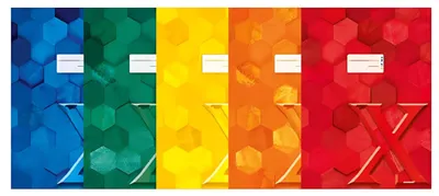 Zdjęcie produktu dla HERMA 20243 5 HERMA Heftumschlag X farbsortiert Papier A4