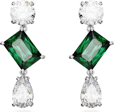 Image de Swarovski-MESMERA:OHRSTECKER SD TRIO WHITE/RHS 5665878 rhodiniert