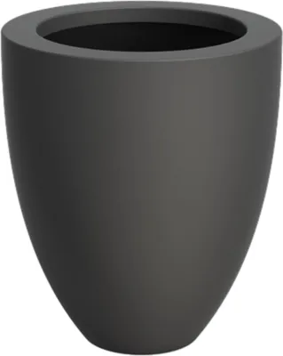 Produktbild von Adezz Canna Pflanzgefäß Fiberglas Pflanzkübel Blumenkübel 720x840 mm schwarz
