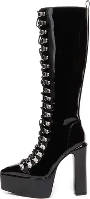 Produktbild von Giaro Stiefel in Übergrößen Schwarz  STRAGAZER BLACK SHINY große Damenschuhe