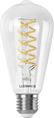 Produktbild von LEDVANCE 4058075777996 LED (monochrome) EEC F (A - G) E-27 8 W = 60 W Warm white to cool white (Ø x H) 64 mm x 64 mm 1 pc(s)