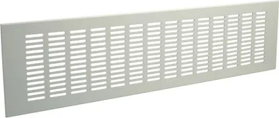 Produktbild von Marley Lüftung Gittersstegbleche 400 x 100 mm, mit Schlitzlochung, alu