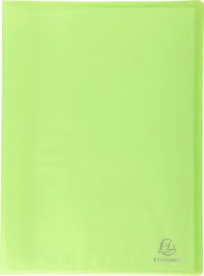 Produktbild von Exacompta 12x Sichtmappe PP 500µ + 40 Hüllen , A4, Grün, 85463E