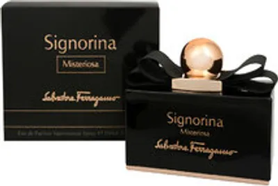 A product shot of a perfume bottle and its box.