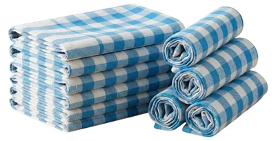 Produktbild von CORIVA Geschirrtuch 50x70 cm, hellblau, 10er-Set