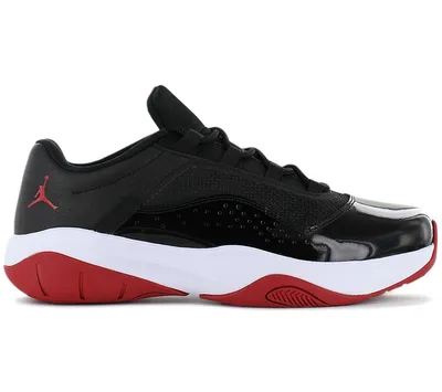 Image de AIR JORDAN 11 Retro CMFT Low - Chaussures Hommes Noir-Rouge DM0844-005 , Taille : EU 44.5 US 10.5