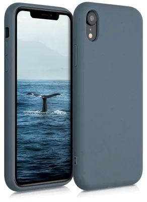 Produktbild von kalibri Case kompatibel mit Apple iPhone XR - Hülle Handy - Handyhülle Dunkler Schiefer