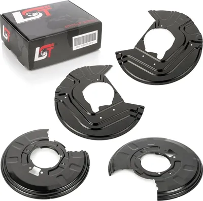 Produktbild von 4x Ankerblech Spritzblech Bremsscheibe vorne hinten links rechts für BMW X3 E83