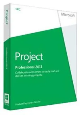 Immagine prodotto di Microsoft Project 2013 Professional, x32/64, 1u, inglese, 1,0 GHz, inglese, Windows Server 2008 R2, Windows Server 2012, Windows 7 (32/64 bit), Windows 8 (32/64 bit)