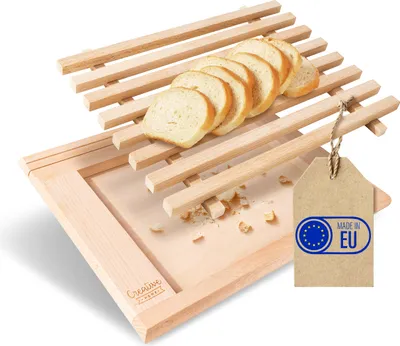 Image de Creative Home Planche a Decouper en Bois - 35,5 x 28,5 x 2 cm