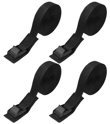 Produktbild von Spanngurte Fahrradträger 4 Stück 40 cm 200 kg Klemmschloss