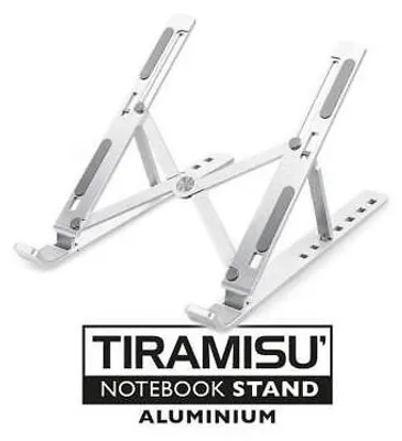 Zdjęcie produktu dla Hamlet Tiramisu Max, Podstawka pod notebooka i tablet, Aluminium, Aluminium, 48,3 cm (19"), 19,4 kg, 18 - 140 mm