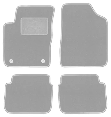 Zdjęcie produktu dla Dywaniki welurowe OSLO do: Hyundai i10 2007-2013 hatchback szare 4 szt.