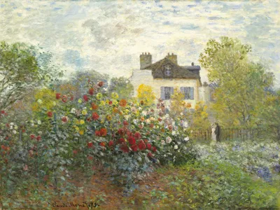 Produktbild von Claude Monet Kunstdruck Bild - Der Garten Des Künstlers In Argenteuil, 1873 (60 x 80 cm)