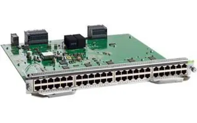 Obrázek produktu pro Cisco C9400-LC-48T, Gigabit Ethernet, 10,100,1000 Mbit/s, IEEE 1588, IEEE 802.1as, IEEE 802.3ab, IEEE 802.3af, IEEE 802.3at, IEEE 802.3az, IEEE 802.3bz,..., 1157000 h, -5 - 45 °C, -40 - 70 °C