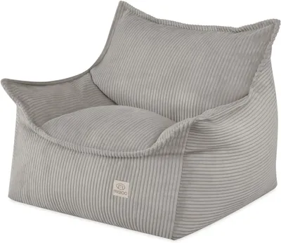 Obrázok produktu pre Detské kreslo MISIOO Roya Cord – detské kreslo do detskej izby, mäkký detský vak na sedenie, podlahové kreslo typu bean bag, prémiový kord Oeko-TEX, 80 x 73 x 58 cm