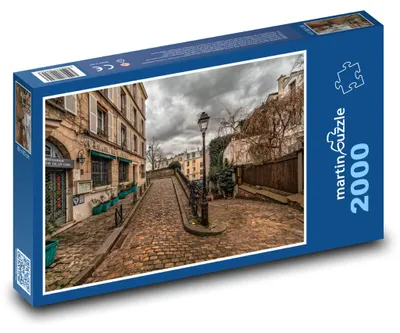 Zdjęcie produktu dla Puzzle 2000 Ulica w Paryżu - Montmartre - martinpuzzle