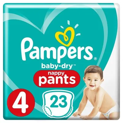 Produktbild von Pampers 81666622, Junge/Mädchen, Hosenwindel, 9 kg, 15 kg, Mehrfarbig, 12 h