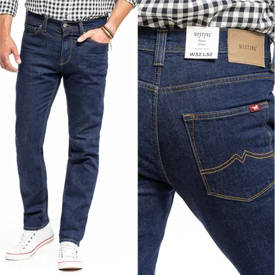 Produktbild von MUSTANG, Herren Jeanshosen, Slim fit, VEGAS SLIM, W34 L32, Blau, Jeans, baggyjeans, buggy