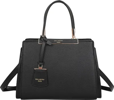 Obrázok produktu pre Galantnosť, elegantná kabelka so zapínaním a popruhom, čierna