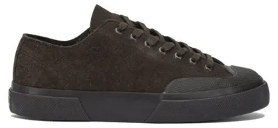 Productafbeelding van Superga heren sneakers, bruin, van leer met rubberen zool - maat 45