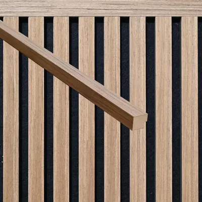 Produktbild von HOME DELUXE Abschlussleiste für Akustikpaneel ENDO Oiled Oak - 80 cm - Menge: 5 | Abschlussleiste, Akustikpaneele Abschluss, Leiste für Akustikpaneele