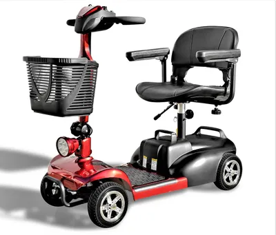 Produktbild von Eco Engel 401 Rot Elektro 4 Rad, 6 km/h Elektromobil Senioren Roller Seniorenmobil Elektromobil