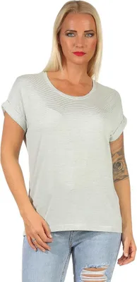 Immagine prodotto di Top T-Shirt da donna a righe Camicia a manica corta a girocollo Estate; modello 3 XL