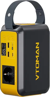 Obrázek produktu pro Přenosná solární nabíječka, 100 W, kapacita 88,8 Wh, s baterií LifePO4 a rychlým nabíjením