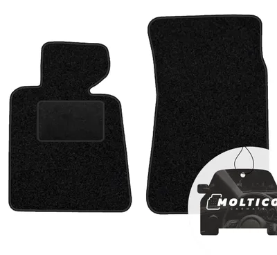 Immagine prodotto di Tappetini in velluto per auto, compatibili con: BMW Serie 3 E30 Cabrio, dal 1982 al 1994