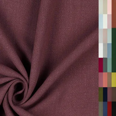Produktbild von Viskose Leinen Stoff 29 Farben ab 0,5m x 1,37m Kleiderstoff Kostümstoff Sommer
