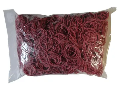 Produktbild von 1kg Gummibänder Gummiringe rot Breite=3mm Ø=30mm