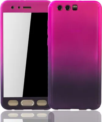 Produktbild von Handyhülle Schutzhülle für Huawei Honor 9 Full Case Cover Displayschutz 360 Violett