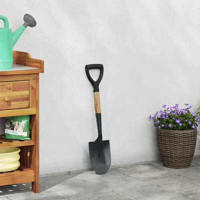 Image de vidaXL Pelle noire 68,5 cm
