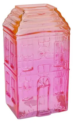 Produktbild von Gift Company Vase Haus Jacquard Pink (25cm)
