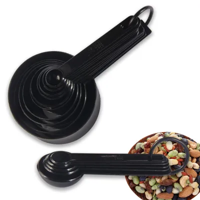 Produktbild von Messlöffel 10 Stück Messlöffel und Tassen Set Backen und Kochen Küche Kunststoff-Mess-Set für Backmessen Trockenrationen und Flüssigkeit Gutes Küchenwerkzeug