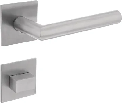 Produktbild von Rosettengarnitur 0035.185010 Edelstahl 304 quadratisch SK/OL DIN links / rechts D/D