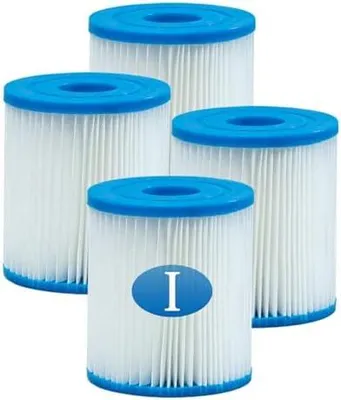 Produktbild von Filter Kartuschen Gr. I für Pool Swimmingpool Pumpen, Typ I Poolfilterkartuschen, 4 Stück Pool Filterkartuschen